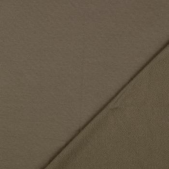 70 cm Reststück Sommersweat / French Terry uni Salbeigrün